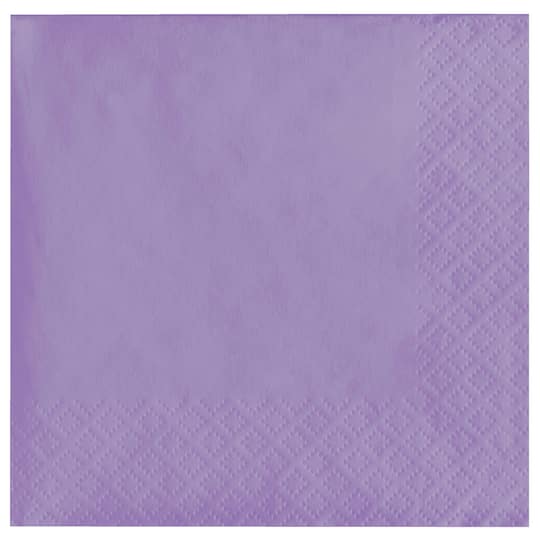 Hoffmaster 2-Ply Beverage Napkins, 50ct. in Lavender | 5" x 5" | Michaels®